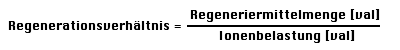 Definition of regeneration ratio
