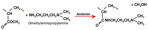 Amidation of polyacrylate