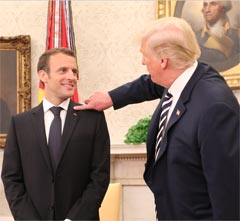Trump Macron