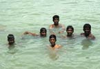 Boys in water