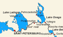 Map of the trip